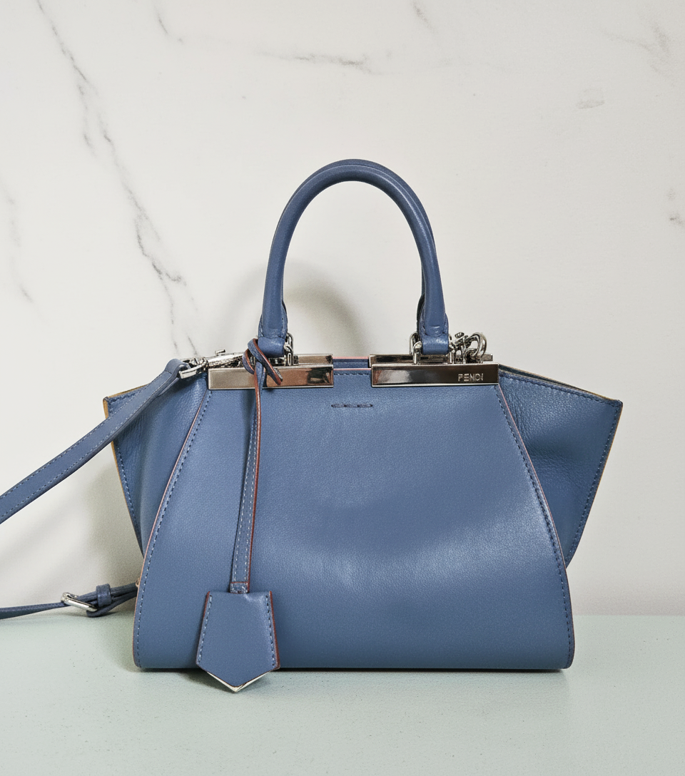 Fendi Mini Jours Leather Tote Bag