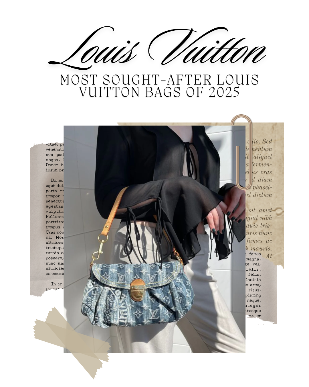 Discover the Most Sought-After Louis Vuitton Bags of 2025: Trends in the Second-Hand Market