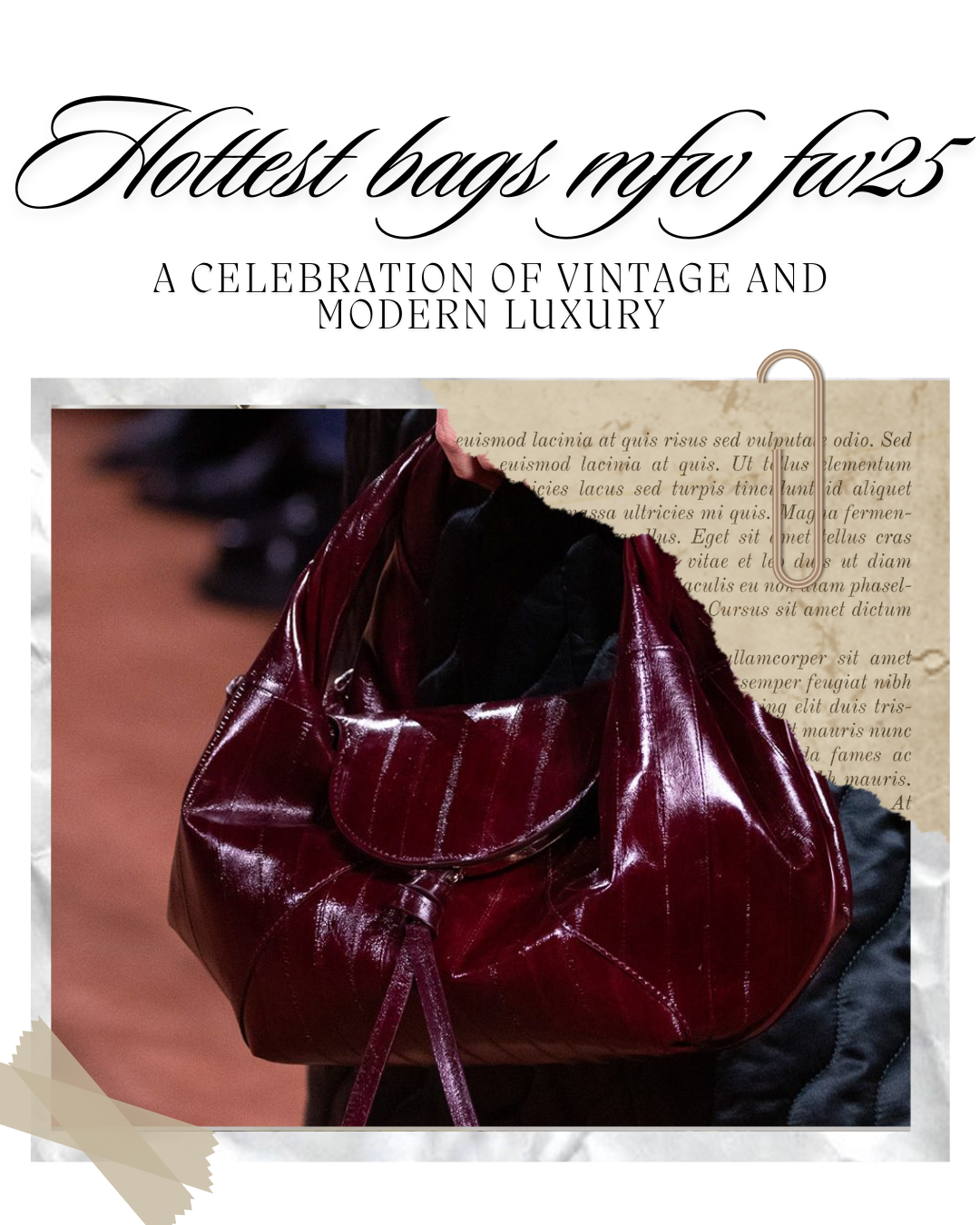 The Hottest Bags at Milan Fashion Week FW25: A Vintage Revival Meets Modern Luxury