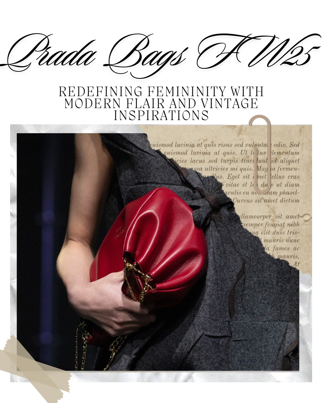 Prada FW2025: Redefining Femininity with Modern Flair and Vintage Inspirations