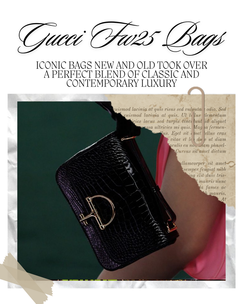 Gucci Fall/Winter Runway Bags: A Perfect Blend of Classic and Contemporary Luxury