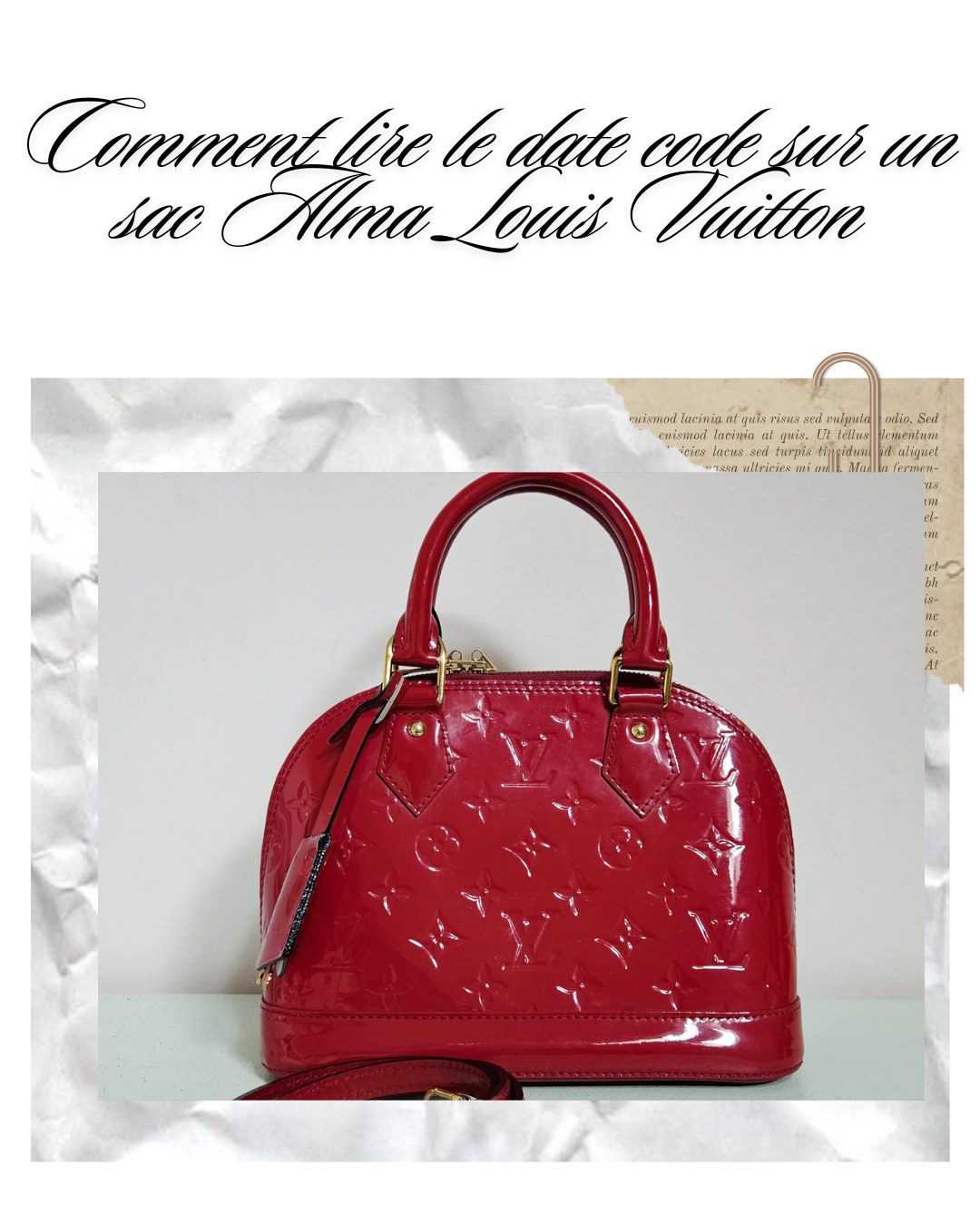 👜 Comment lire le date code sur un sac Alma Louis Vuitton : le guide complet pour reconnaître l’authenticité