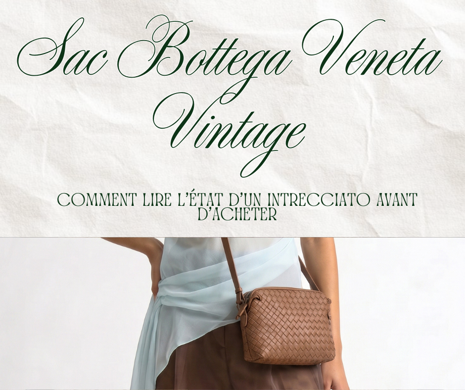 Sac Bottega Veneta Vintage : Comment Lire l'État d'un Intrecciato Avant d'Acheter