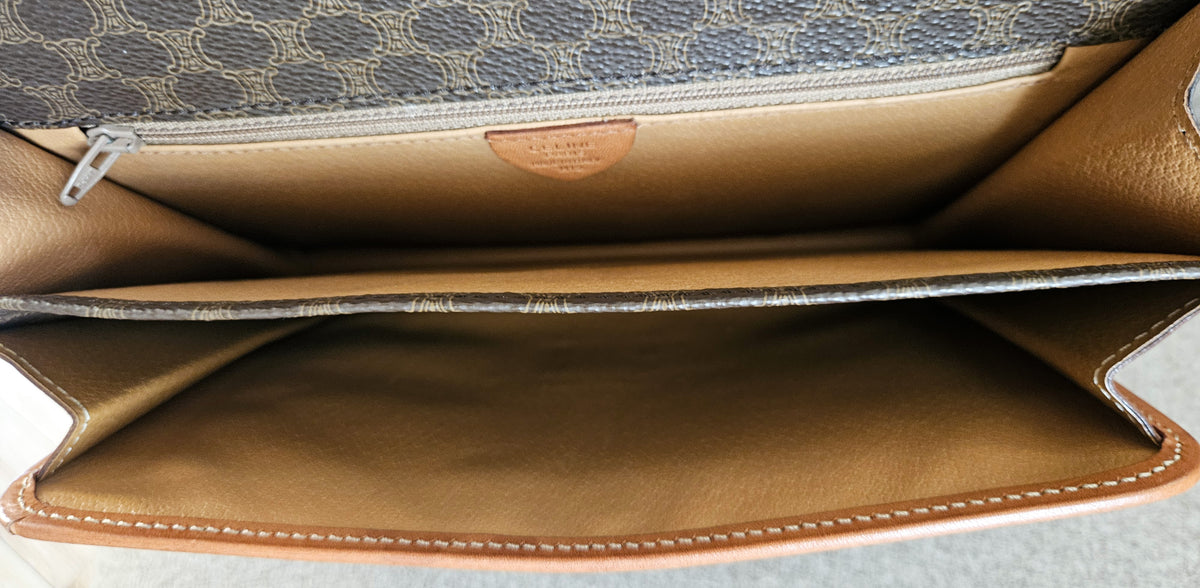 Vintage Celine Macadam Clutch