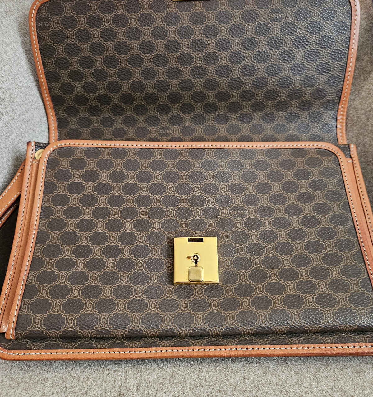 Vintage Celine Macadam Clutch
