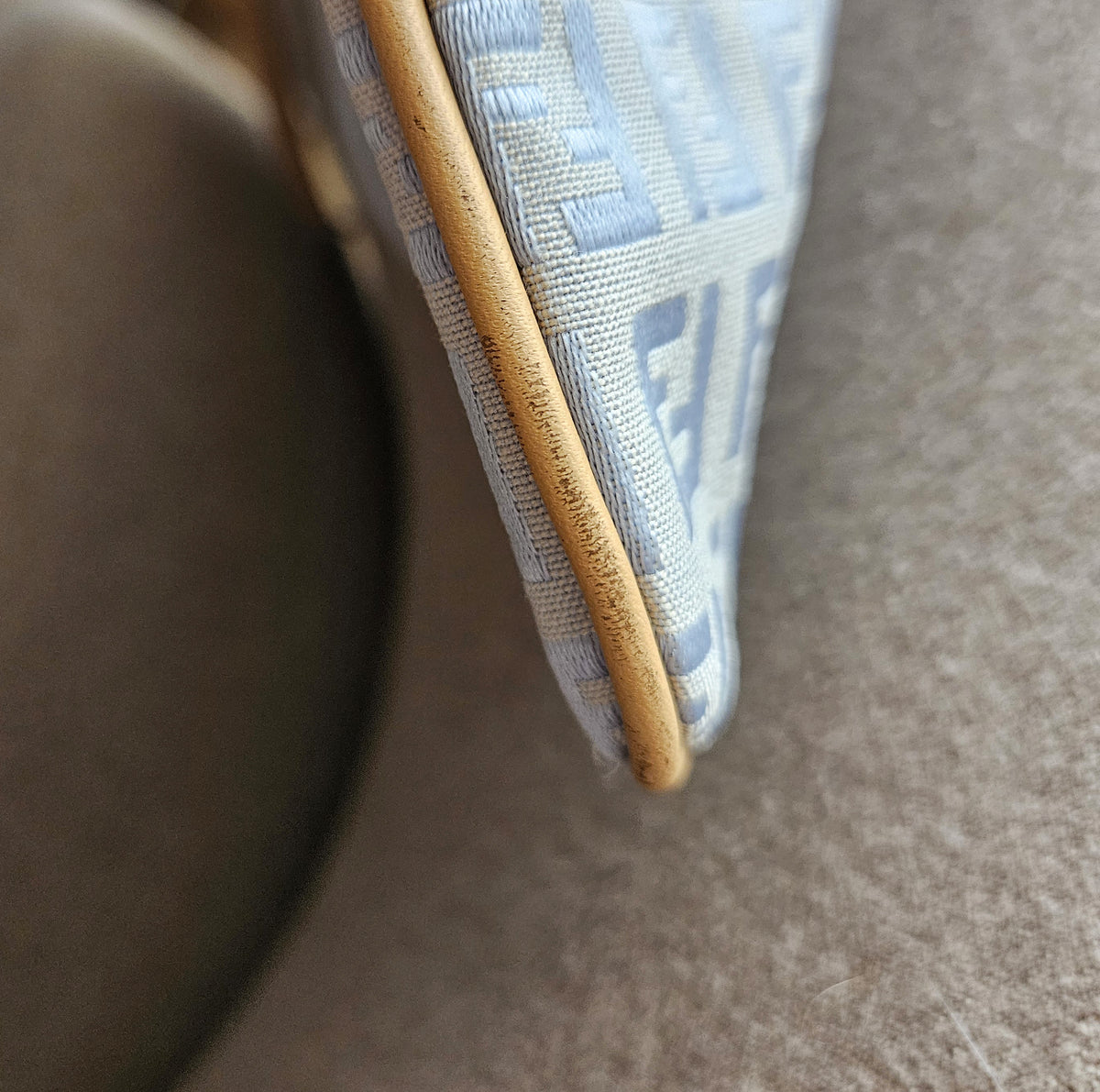 FENDI Vintage Monogram Jacquard Crossbody Bag