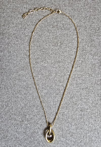 Nina Ricci Gold-Tone Pendant Necklace