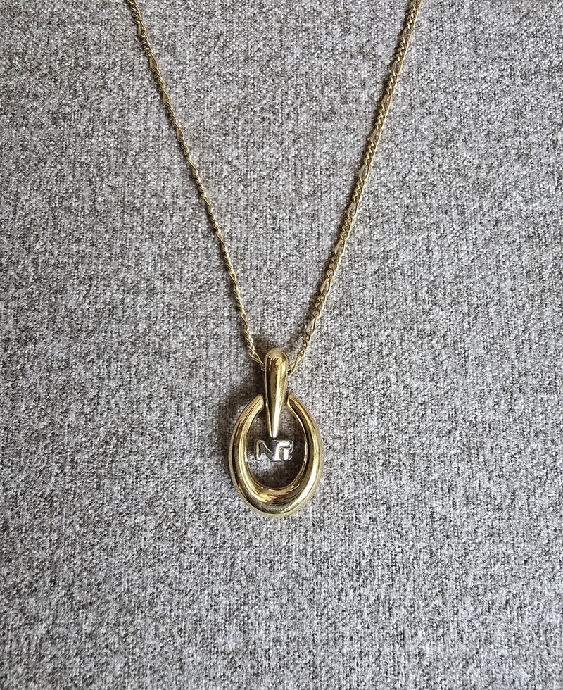 Nina Ricci Gold-Tone Pendant Necklace