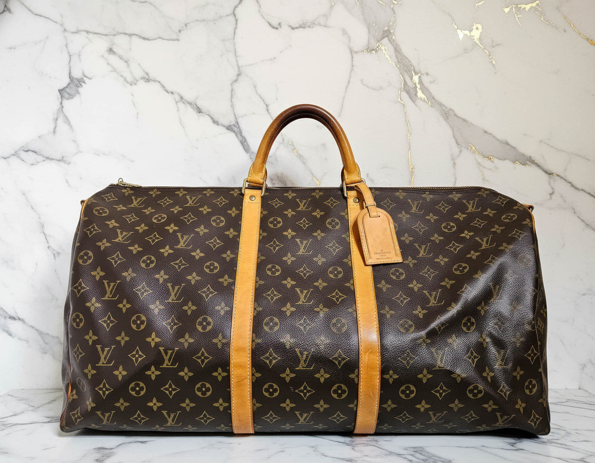 Sac Louis Vuitton Keepall Bandoulière 60 en Toile Monogram