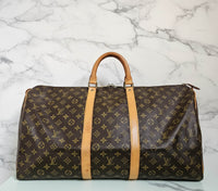 Sac Louis Vuitton Keepall 55 en Toile Monogram – Bon État, Sans Accessoires