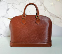 Sac Louis Vuitton Alma Petit Modèle en Cuir Épi Kenyan Vintage