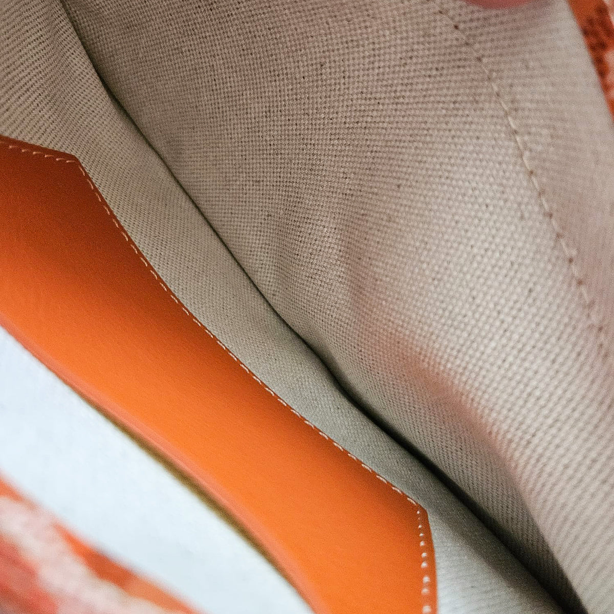 Goyard Plumet Pocket Wallet Goyardine Orange