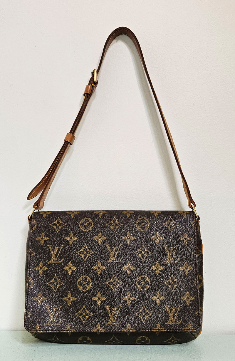 Louis Vuitton Musette Tango Shoulder Bag in Monogram Canvas