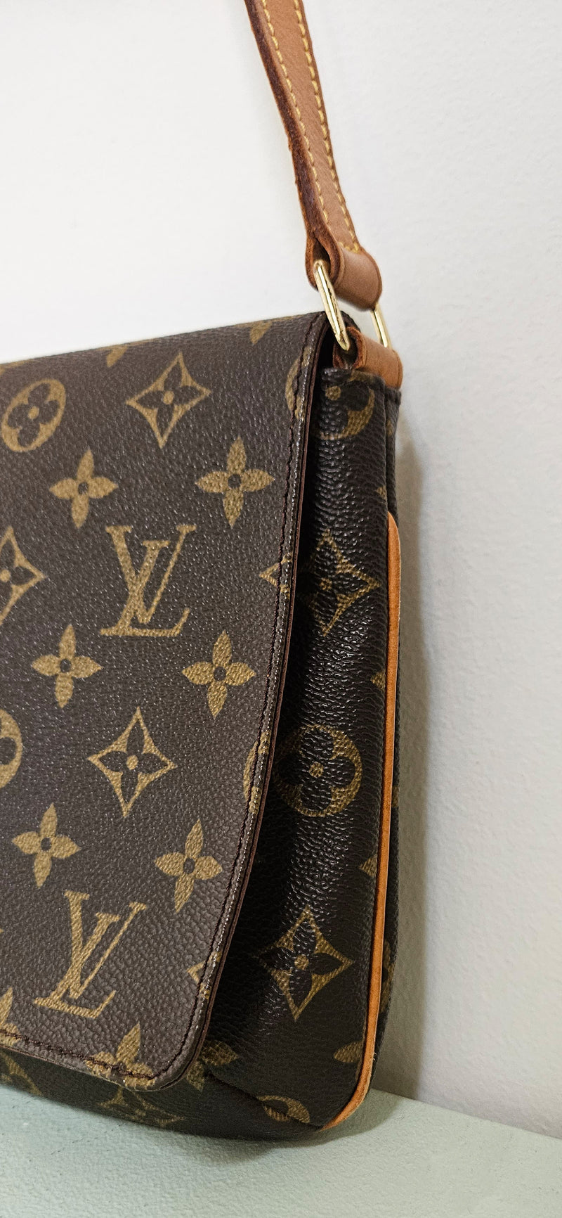 Louis Vuitton Musette Tango Shoulder Bag in Monogram Canvas