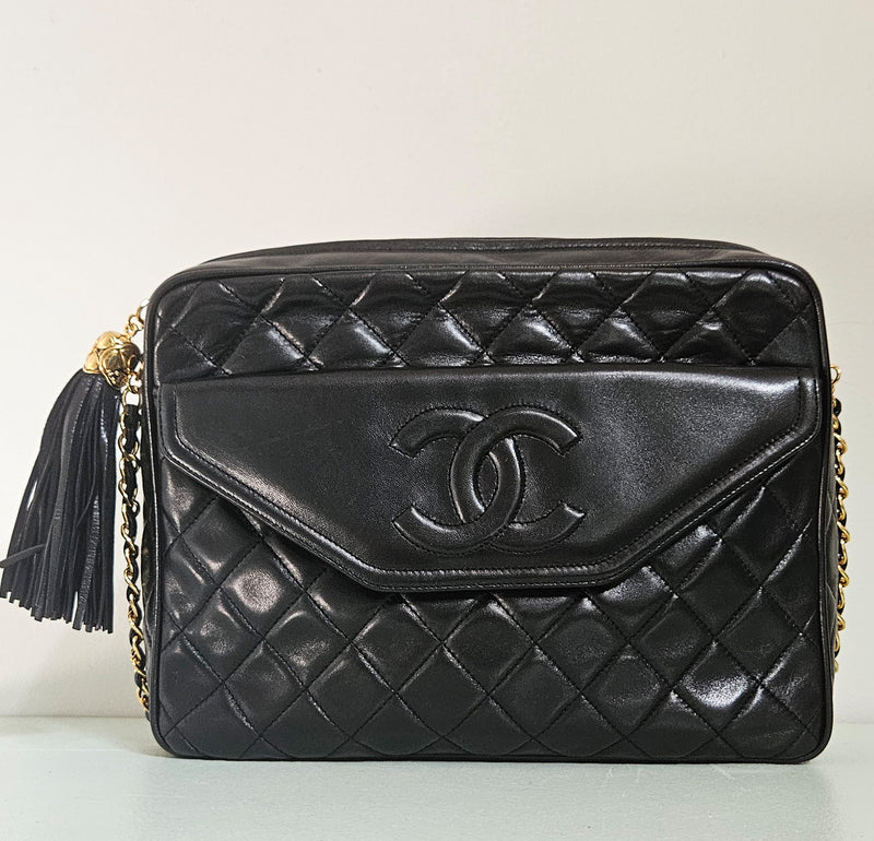 Vintage Chanel Camera Bag in Quilted Lambskin (2013-2014)