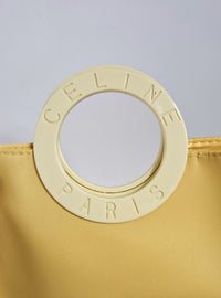 Céline Yellow Nylon Mini Bag