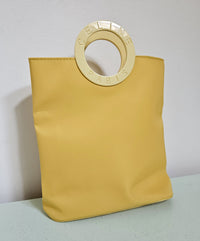 Céline Yellow Nylon Mini Bag