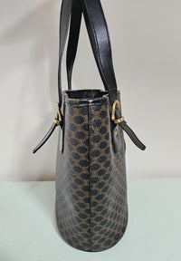 Celine Macadam Black Canvas Tote