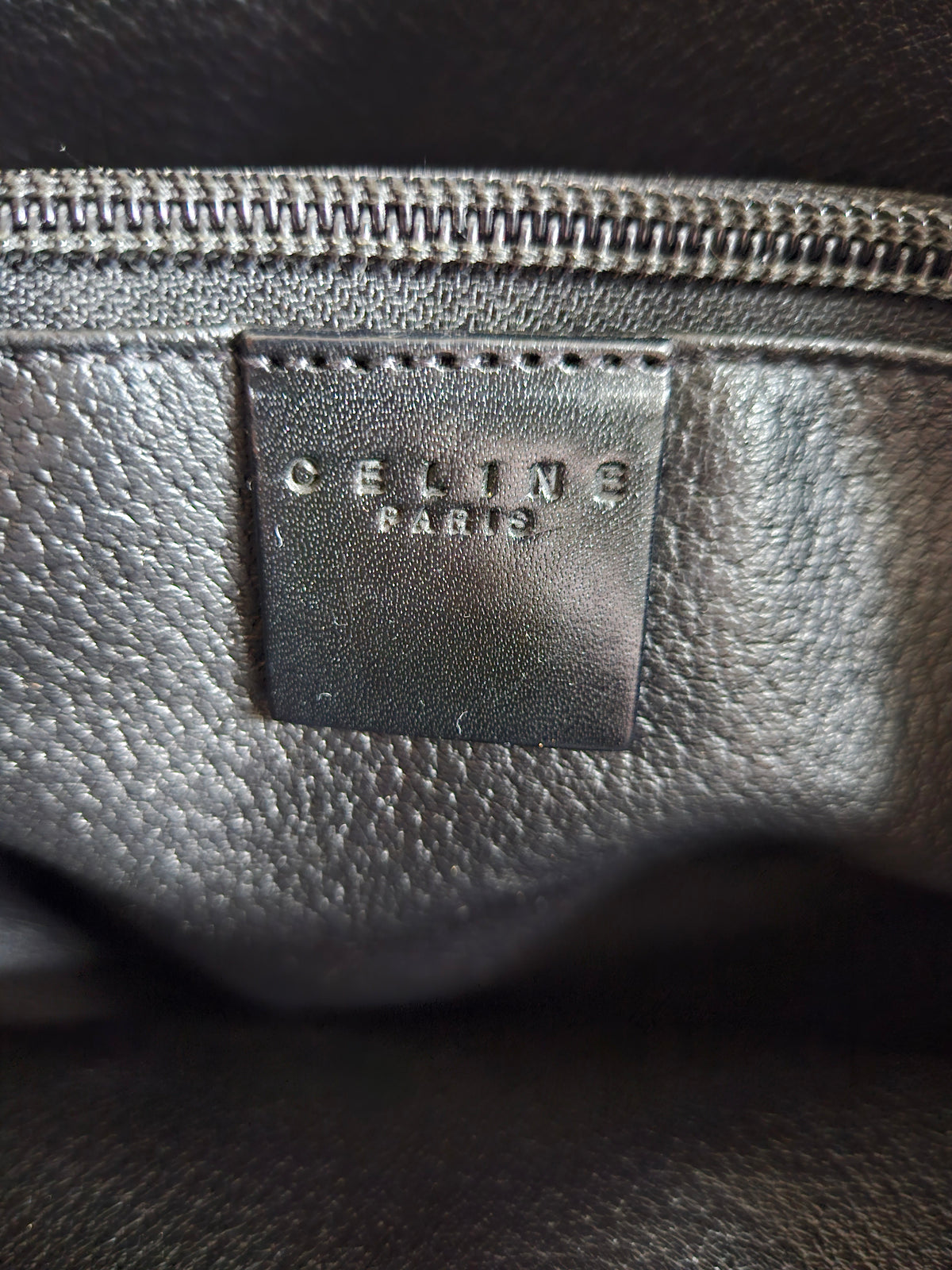 Celine Macadam Black Canvas Tote