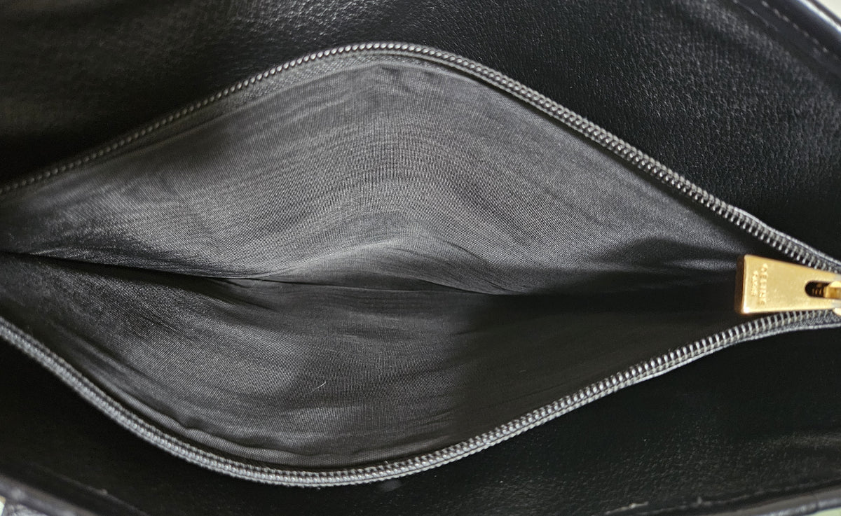 Celine Macadam Black Canvas Tote