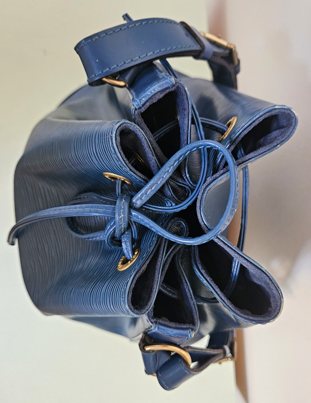 Vintage Louis Vuitton Noé Bag - Dark Blue Epi Leather