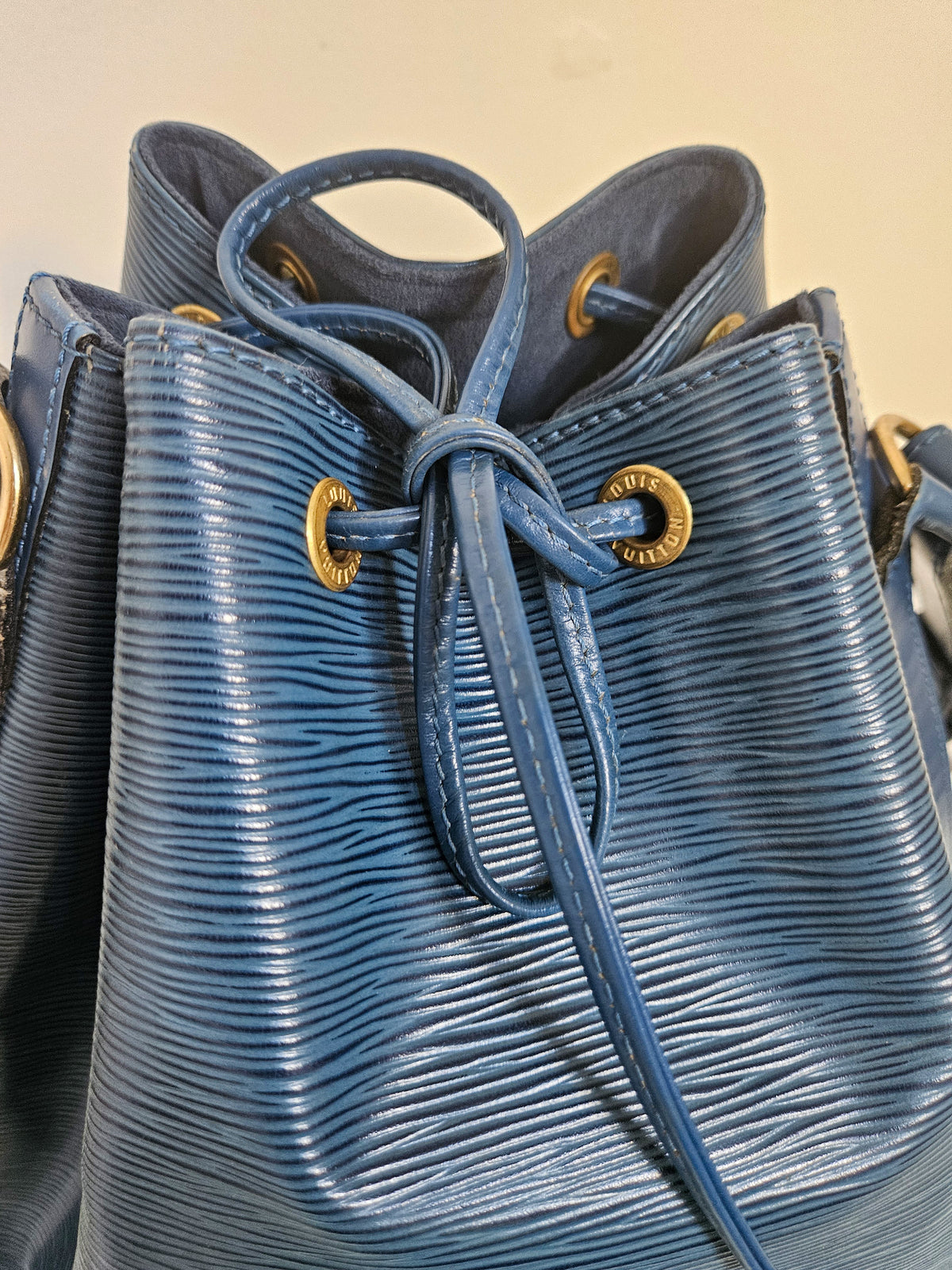Vintage Louis Vuitton Noé Bag - Dark Blue Epi Leather