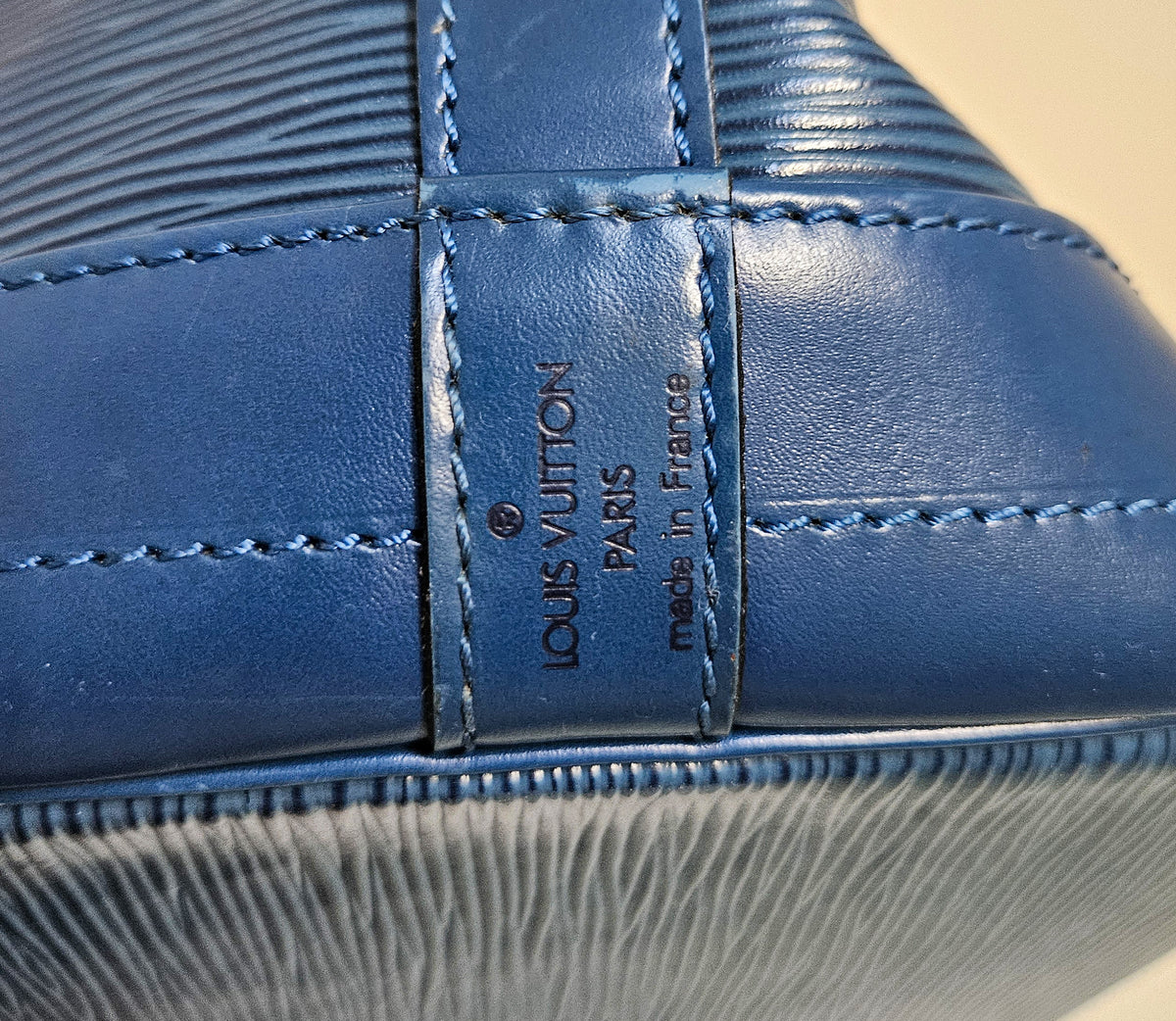 Vintage Louis Vuitton Noé Bag - Dark Blue Epi Leather