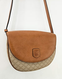 Celine Vintage Coated Canvas Crossbody Bag