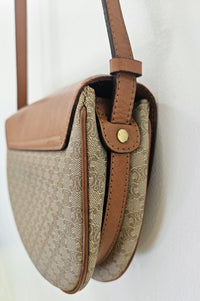 Celine Vintage Coated Canvas Crossbody Bag