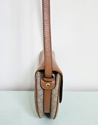 Celine Vintage Coated Canvas Crossbody Bag