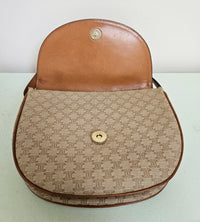 Celine Vintage Coated Canvas Crossbody Bag