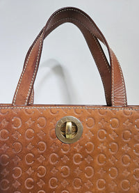 Vintage Celine Brown Leather Handbag