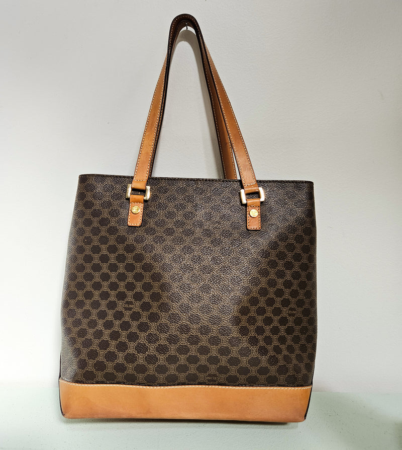 Sac fourre-tout vintage Céline Macadam