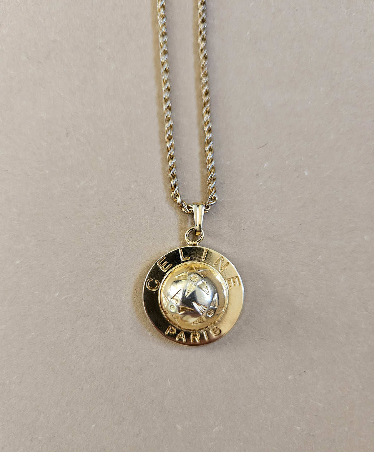 Celine Starball Gold-Plated Necklace