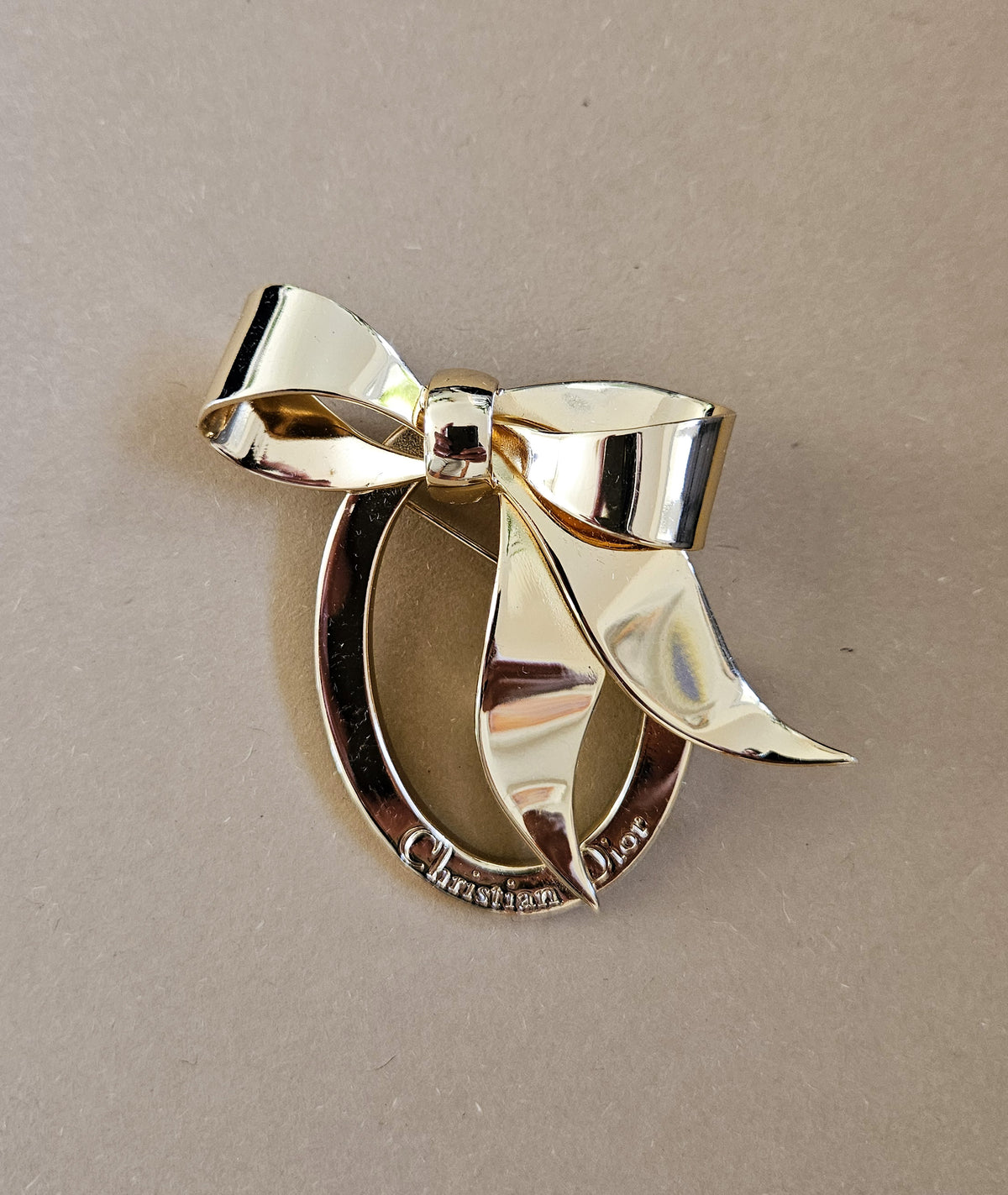 Christian Dior Bow Brooch