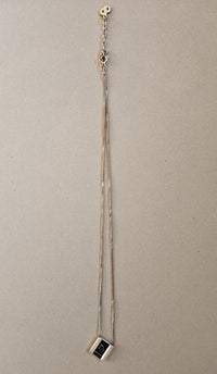 Dior Gold-Plated Necklace square medaillon