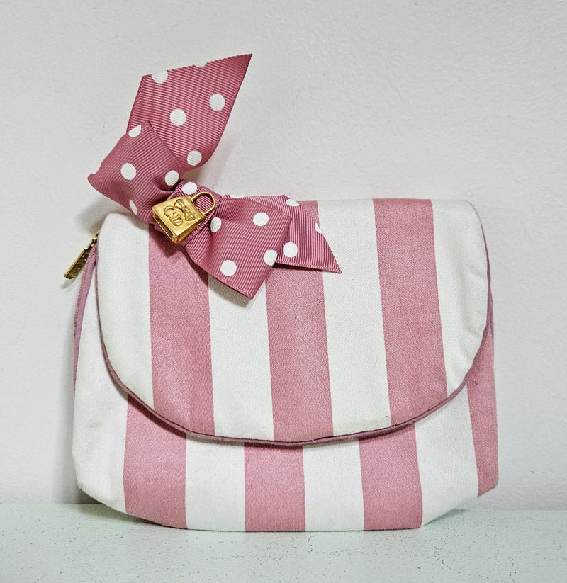 Dior Summer Beachy Vibe Striped Pouch