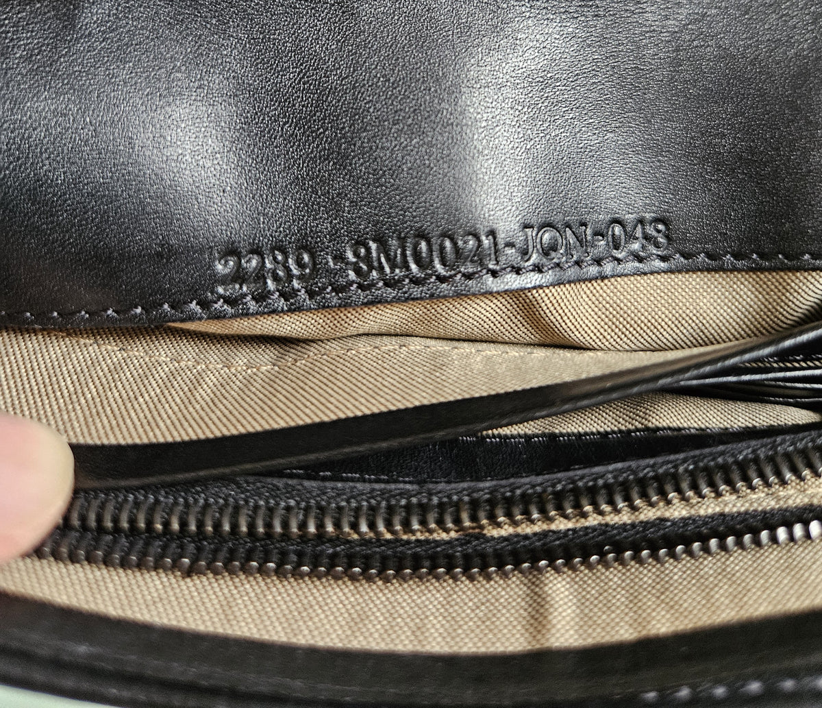 Portefeuille gros-grain monogrammé Fendi Zucca