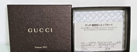 Porte-clés Gucci en forme de cœur en cuir verni