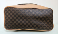 Celine Vintage Macadam Coated Canvas Bucket Bag with Wallet