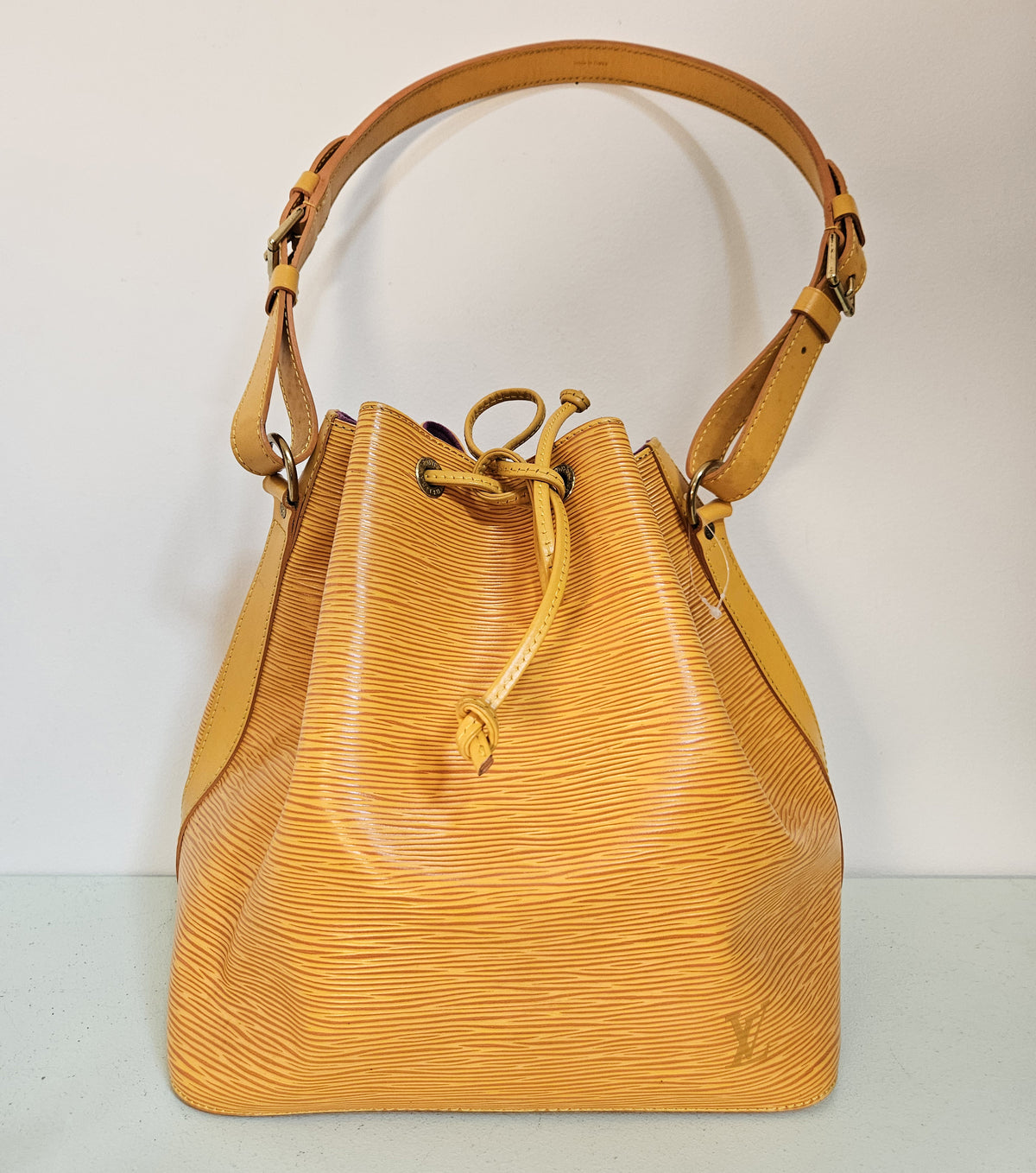 Louis Vuitton Noé PM in Yellow Epi Leather