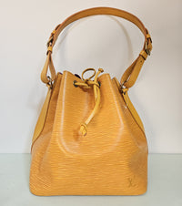Louis Vuitton Noé PM in Yellow Epi Leather