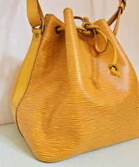 Louis Vuitton Noé PM in Yellow Epi Leather