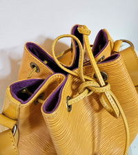 Louis Vuitton Noé PM in Yellow Epi Leather