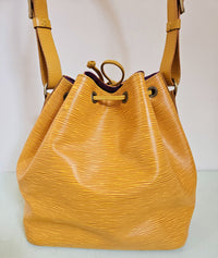 Louis Vuitton Noé PM in Yellow Epi Leather