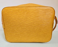Louis Vuitton Noé PM in Yellow Epi Leather