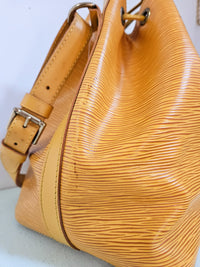Louis Vuitton Noé PM in Yellow Epi Leather