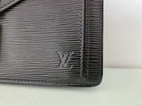 Vintage Louis Vuitton Black Epi Leather Pochette