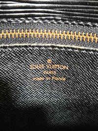 Vintage Louis Vuitton Black Epi Leather Pochette