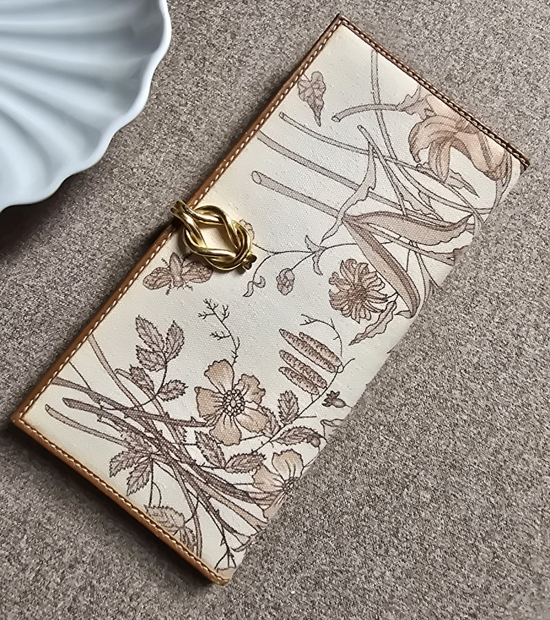 Portefeuille Gucci vintage à fleurs